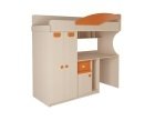 Набор мебели МДК 4.4.2 (оранжевый, лев.) 