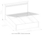Бриз 32.2 (спальня) Кровать с подъемным механизмом (1600)