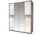 Шкаф для одежды 4Д Кристалл КМК 0650.8